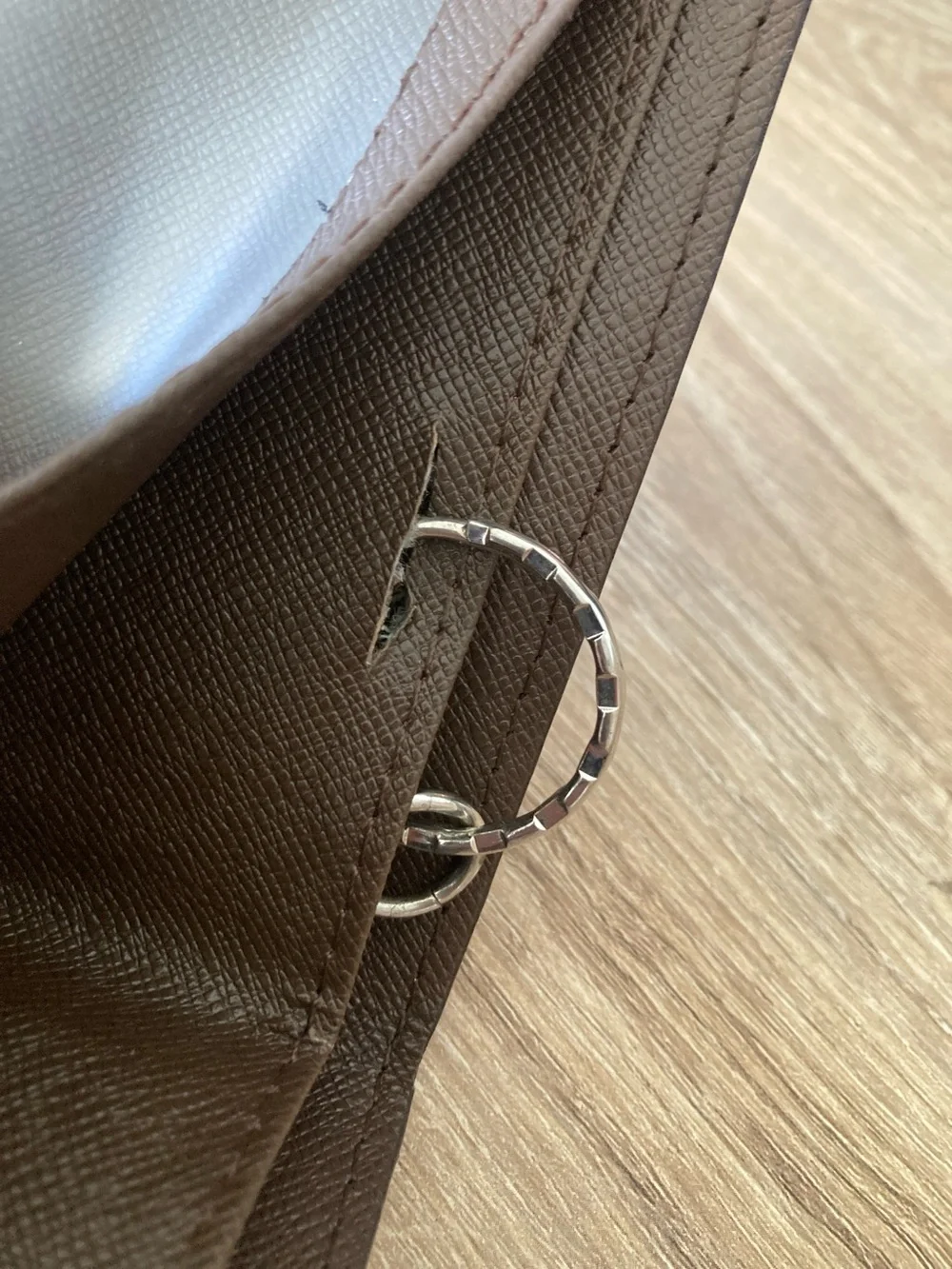 Gucci Brown GG Canvas Bifold Wallet with Red Accent